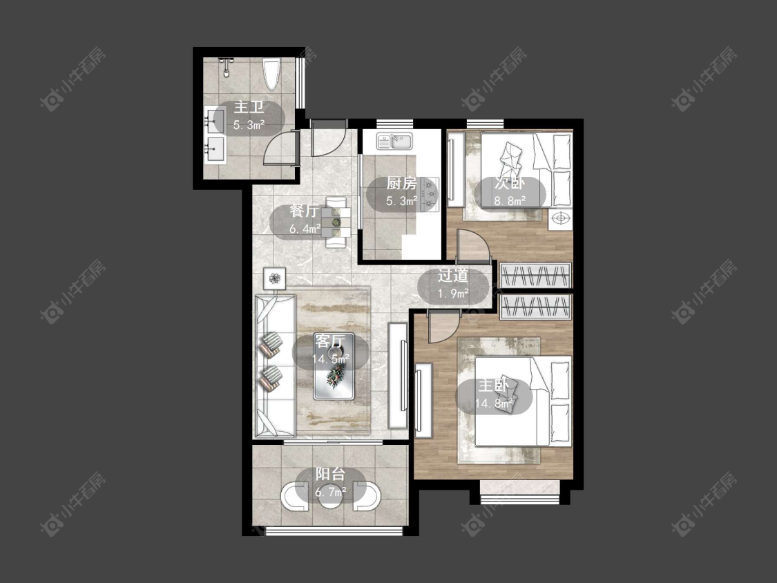 丹阳紫竹园在售二手房源户型图_小牛看房