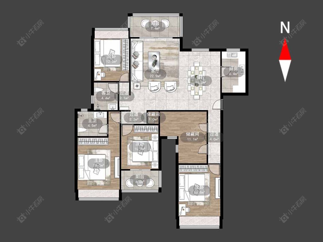 天隽峰房源户型图 常州天隽峰在售二手房源户型图_小牛看房