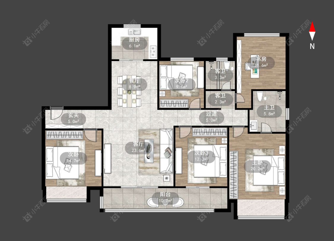 龙运天城房源户型图 常州龙运天城在售二手房源户型图_小牛看房