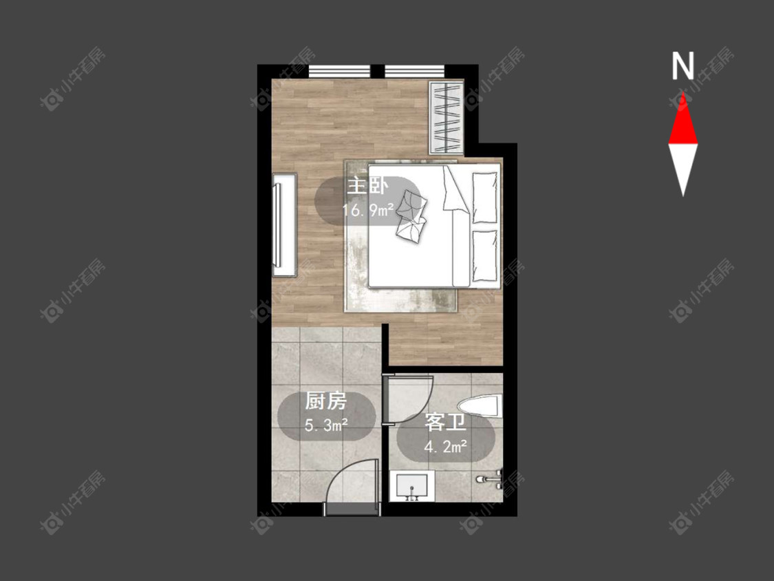常州景荟凤凰公寓在售二手房源户型图_小牛看房