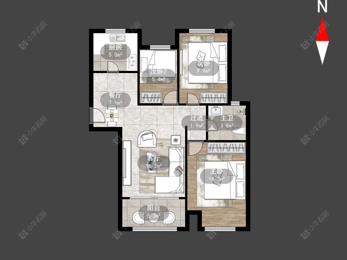 香溢紫郡一期房源户型图 常州香溢紫郡一期在售二手房源户型图_小牛看房