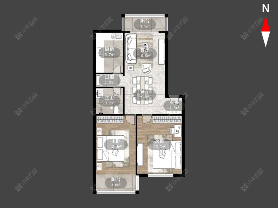 常州红星新村在售二手房源户型图_小牛看房
