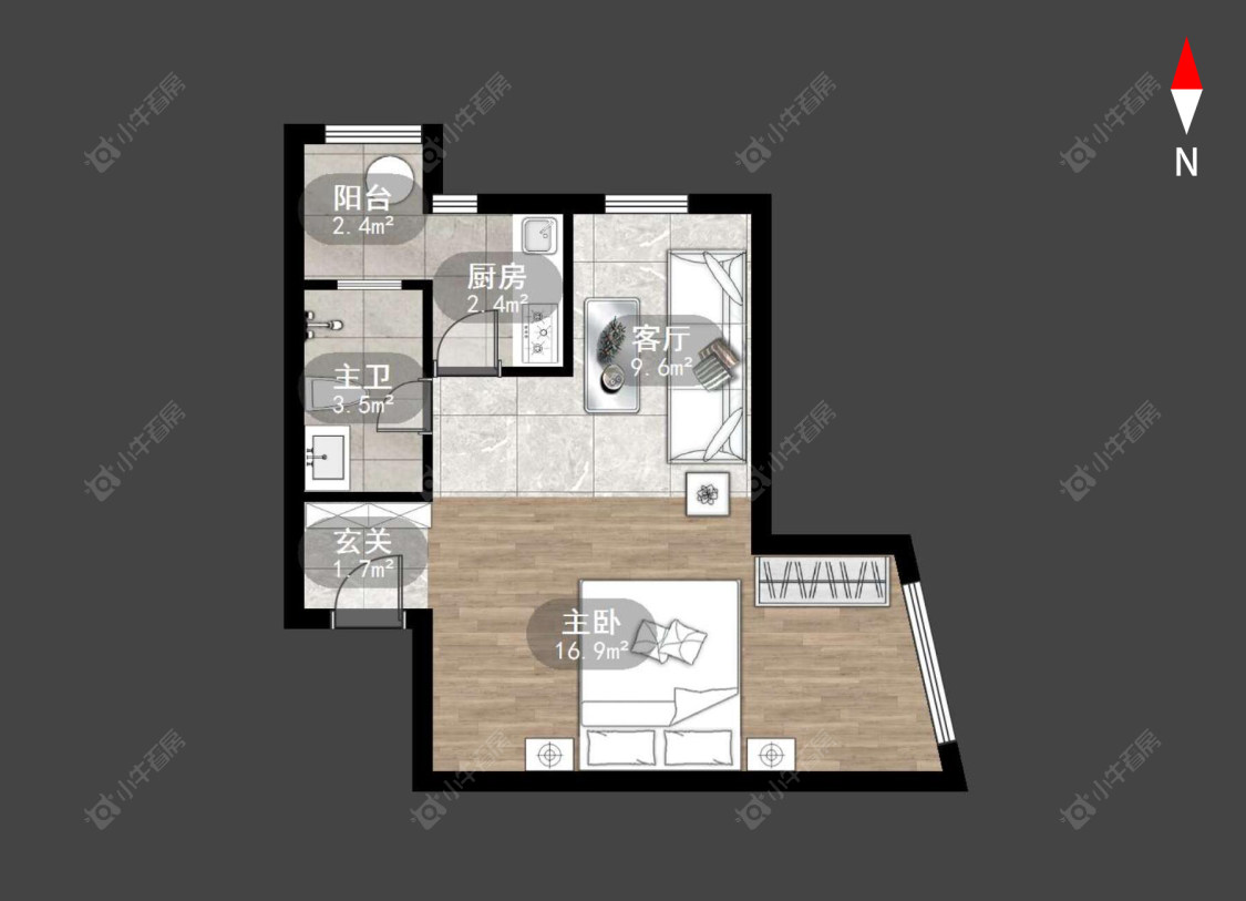 常州新天地商业广场在售二手房源户型图_小牛看房