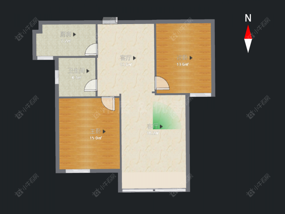 常州玲珑花园在售二手房源户型图_小牛看房