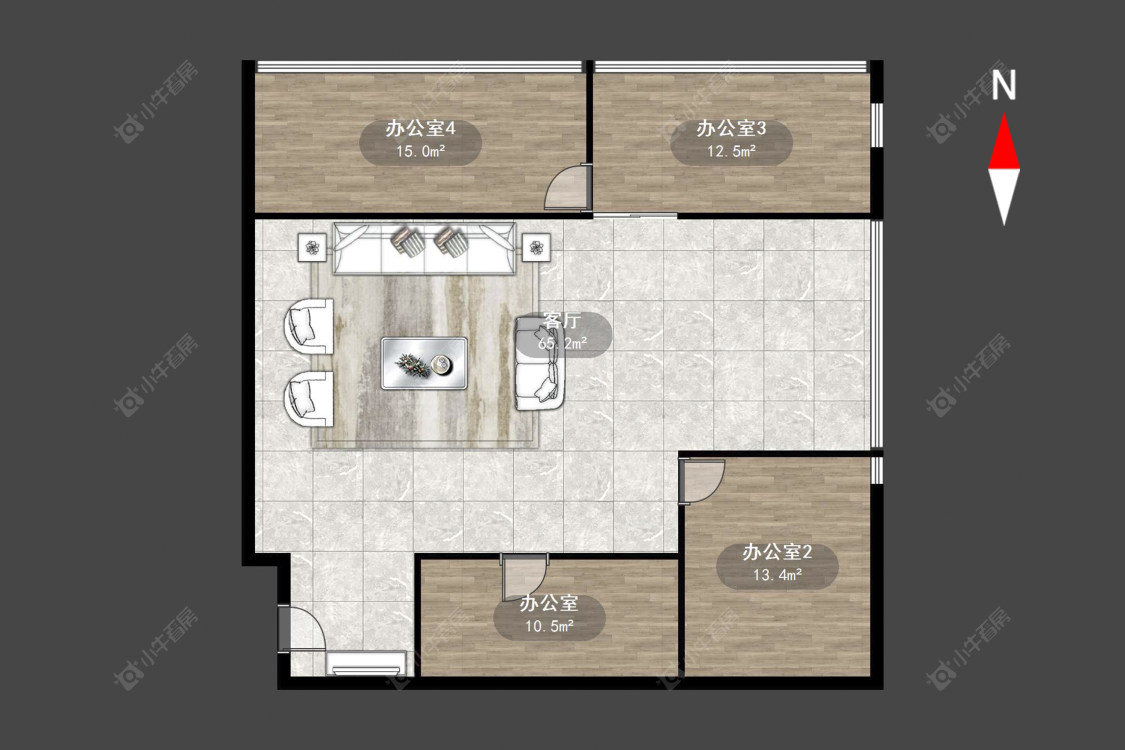 吾悦广场南区房源户型图 常州吾悦广场南区在售二手房源户型图_小牛看房