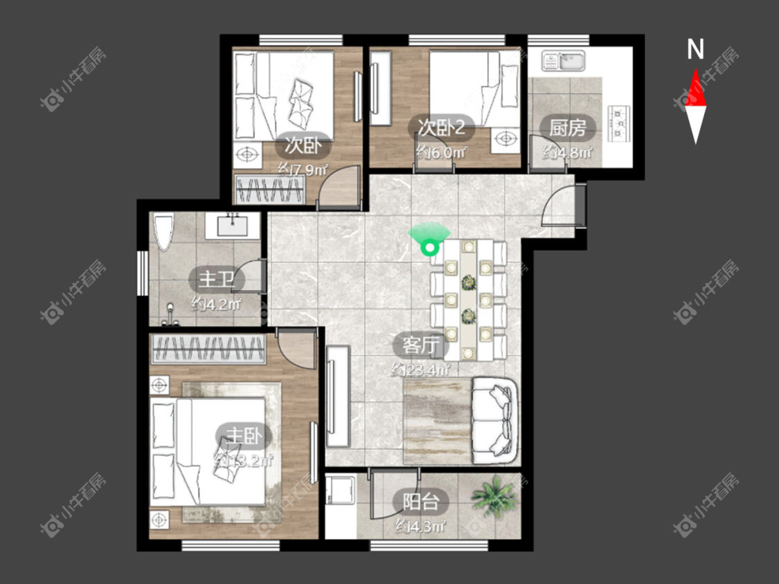 常州长宇棕榈湾在租房源_小牛看房