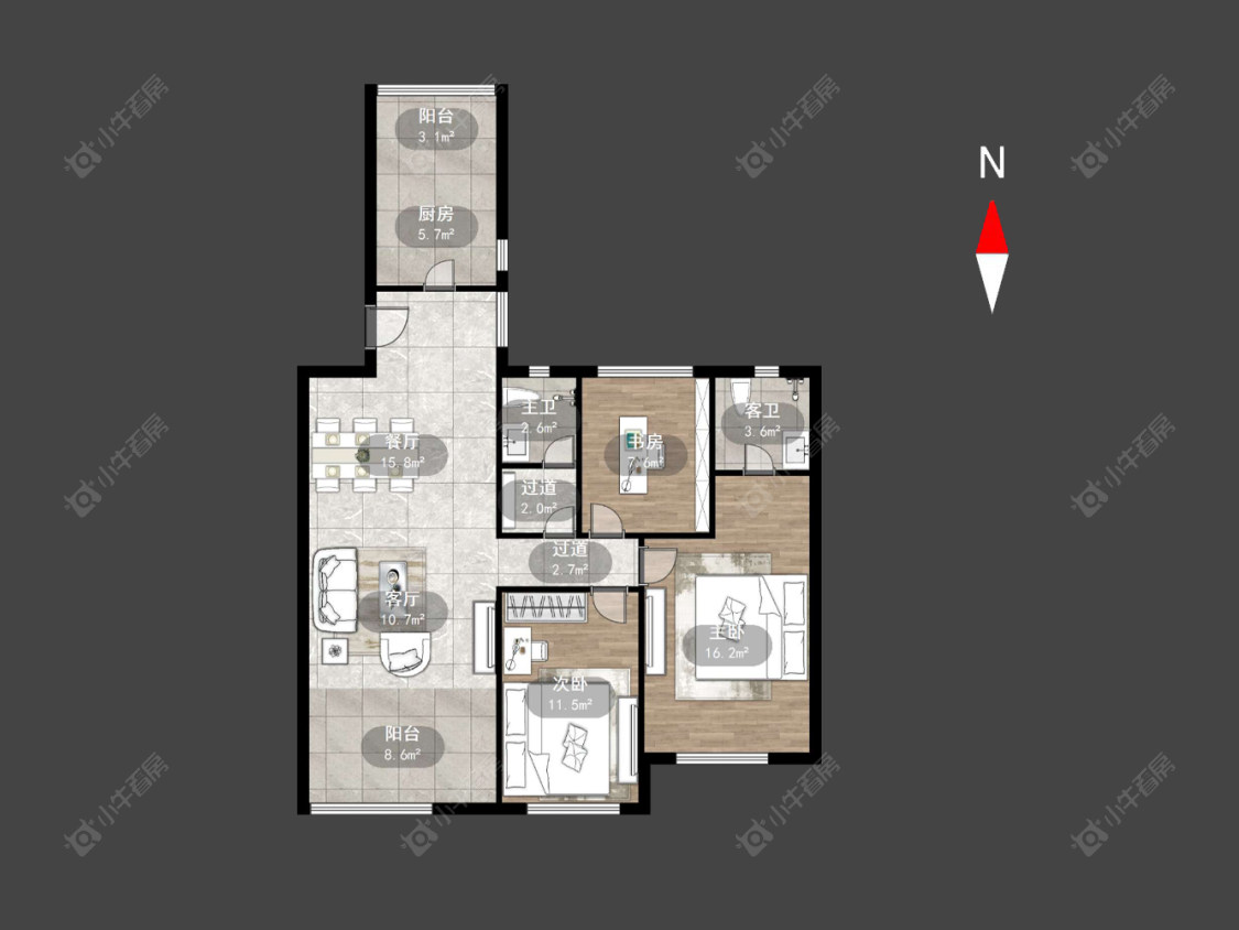 天安花园房源户型图 常州天安花园在售二手房源户型图_小牛看房