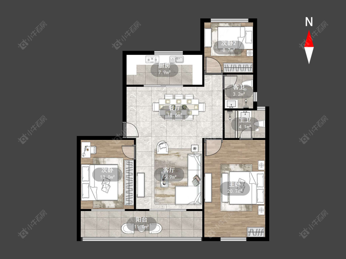 常州上书房在售二手房源户型图_小牛看房