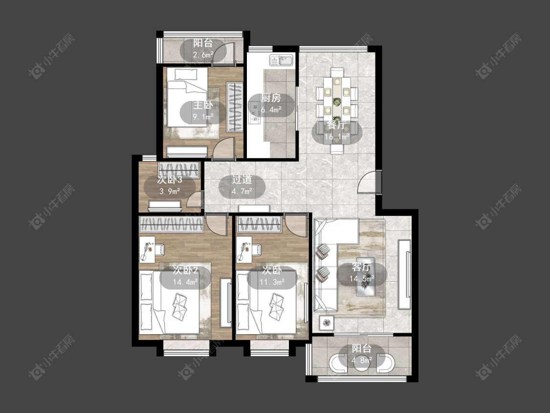 丹阳开泰苑在售二手房源户型图_小牛看房