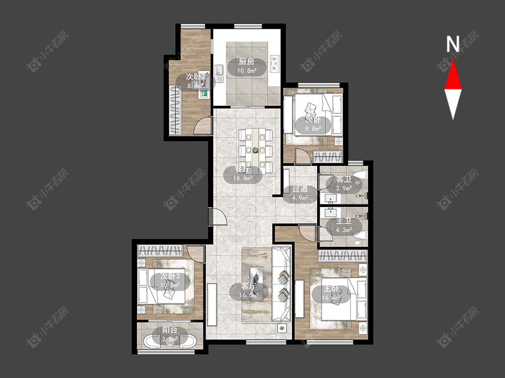 玉兰广场三期房源户型图 常州玉兰广场三期在售二手房源户型图_小牛看房