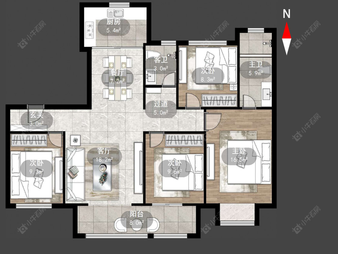 常州万科公园大道一期在售二手房源户型图_小牛看房