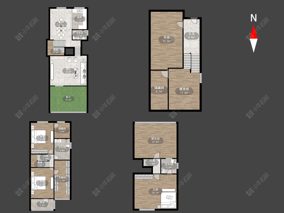 常州秋水云庐在售二手房源户型图_小牛看房