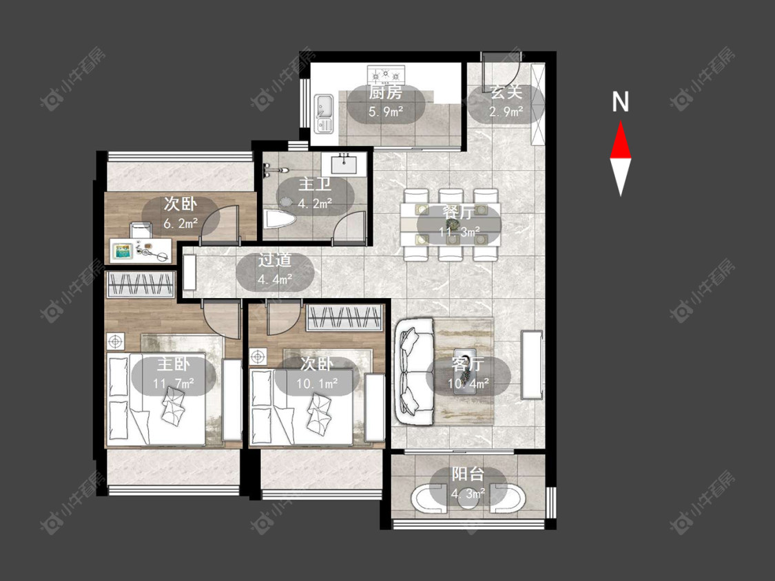 常州蓝光晶曜在售二手房源_小牛看房