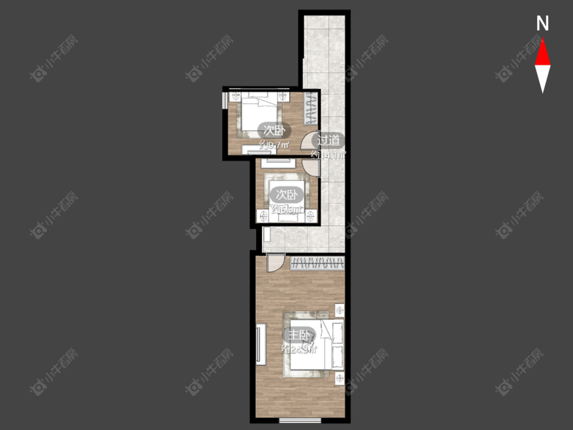 河苑家园南苑房源户型图 常州河苑家园南苑在售二手房源户型图_小牛看房