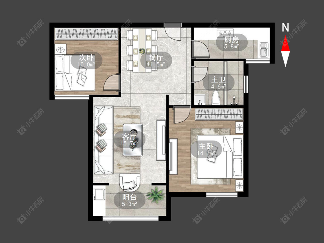 常州顺园九村在售二手房源户型图_小牛看房