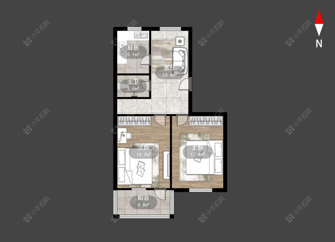 常州元丰桥在售二手房源户型图_小牛看房