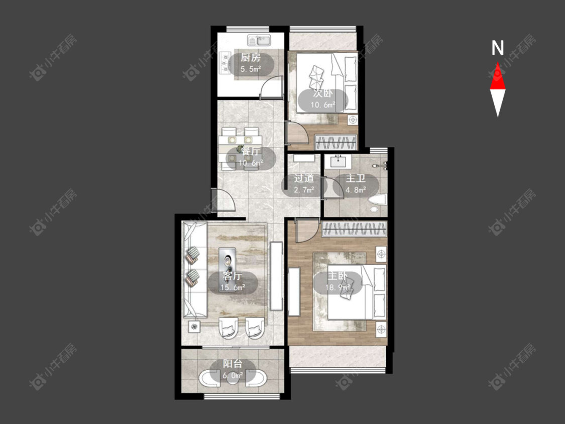 常州顺园二村在售二手房源户型图_小牛看房