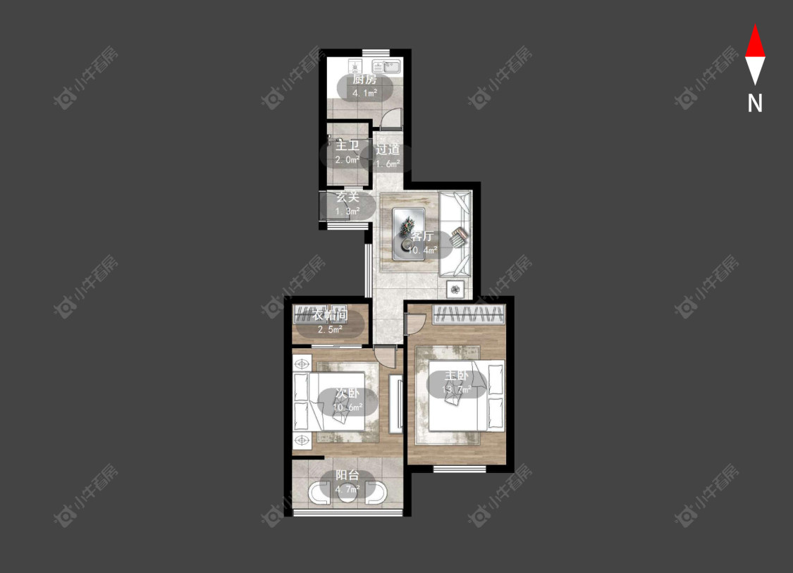 常州桃园新村在售二手房源户型图_小牛看房
