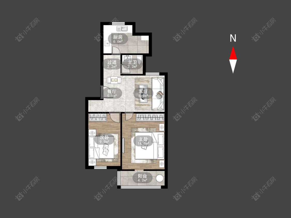 常州燕兴新村东区在售二手房房源户型图_小牛看房