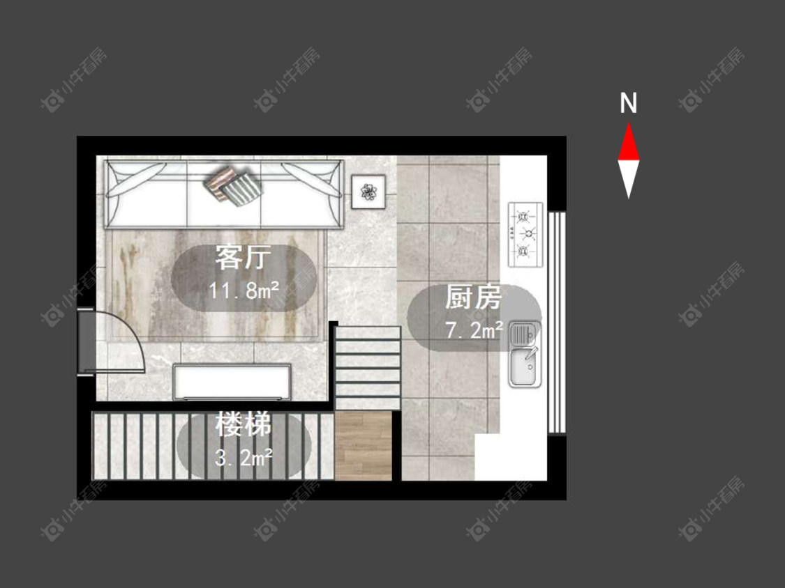 常州绿地世纪城一期在售二手房房源户型图_小牛看房