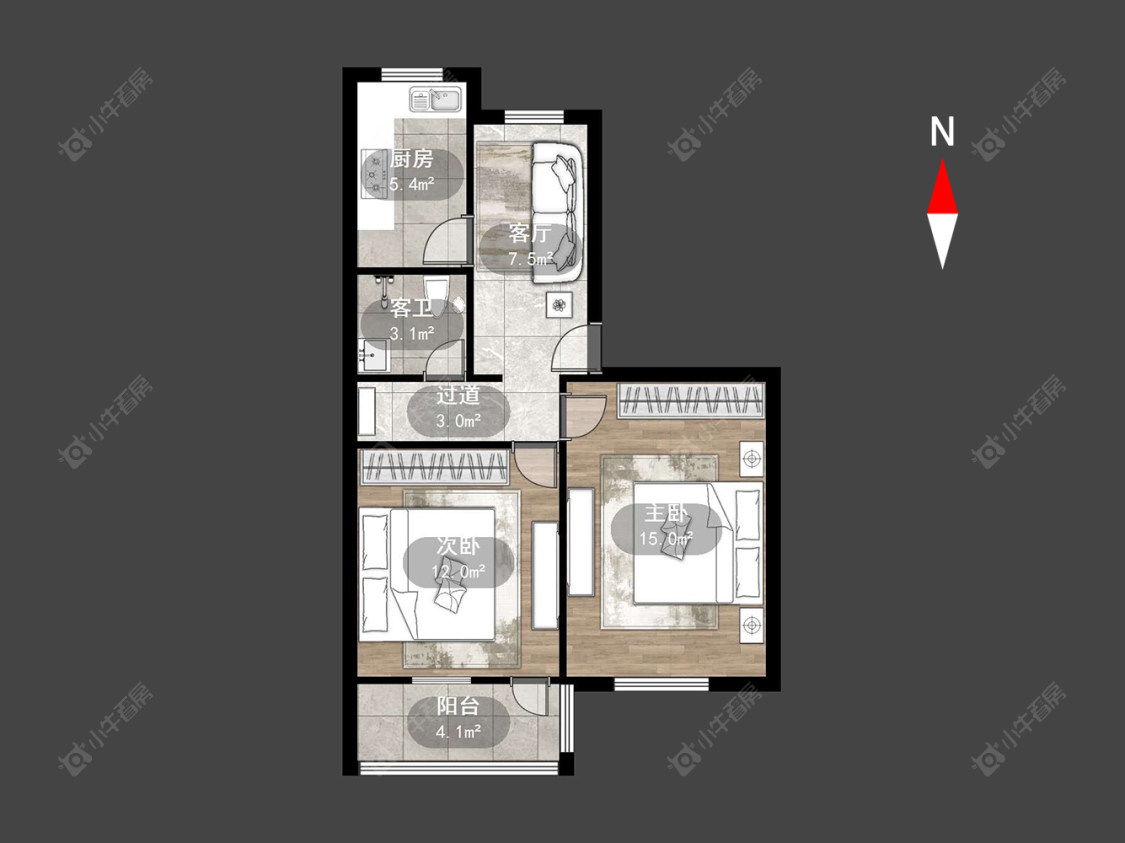 常州通济新村在售二手房房源户型图_小牛看房