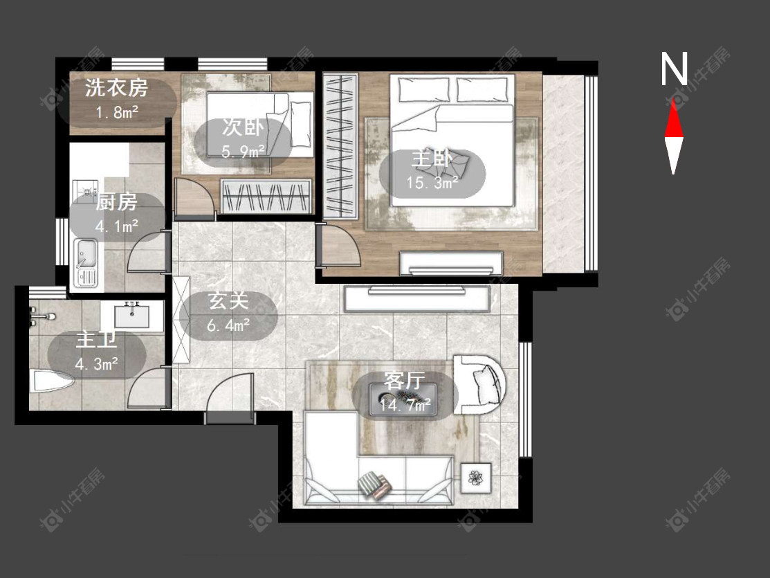 常州光华世家在售二手房源户型图_小牛看房