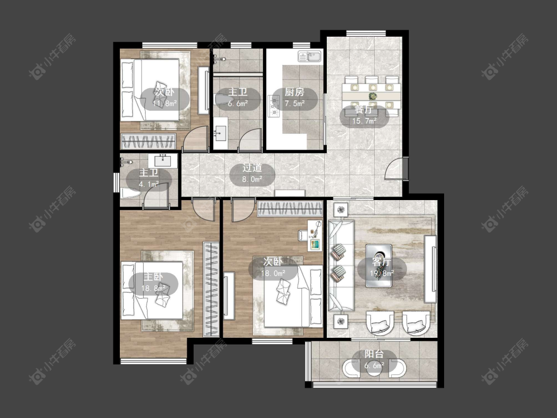 丹阳新世纪花园（丹阳）在售二手房源户型图_小牛看房