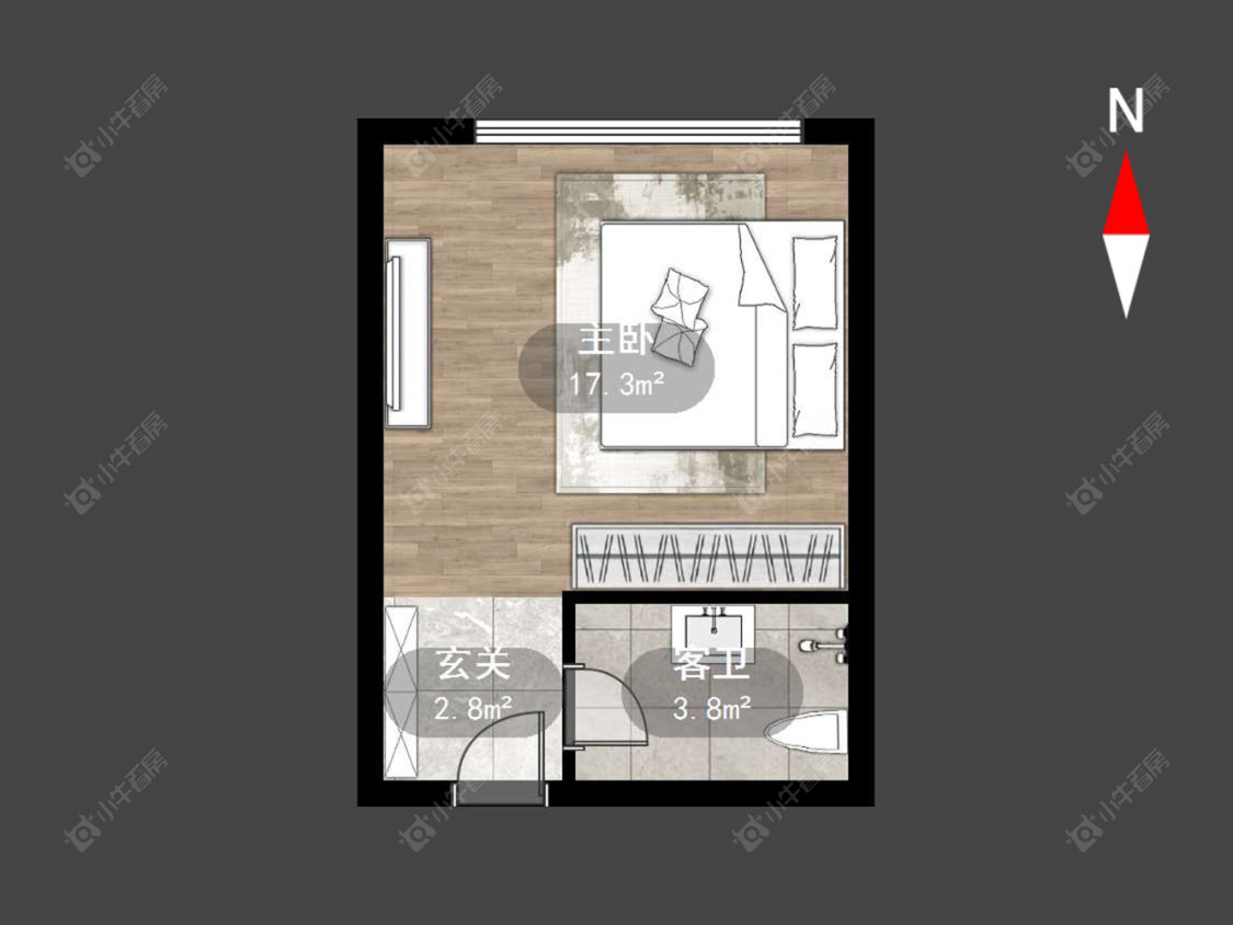 常州中奥珑郡在售二手房源户型图_小牛看房