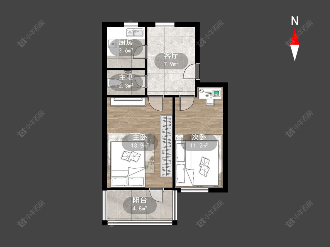 清潭新村房源户型图 常州清潭新村在售二手房源户型图_小牛看房