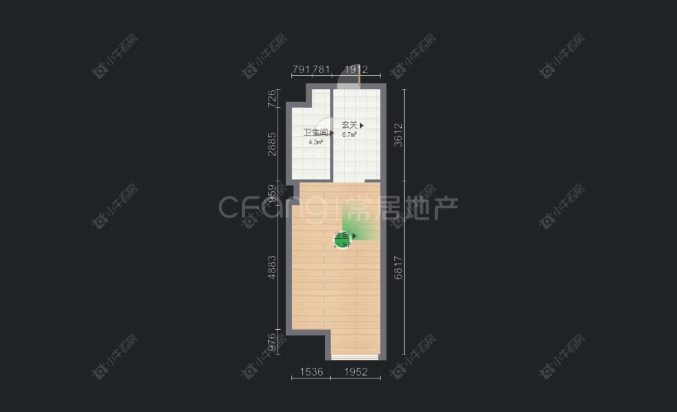常州新天地不夜城在售二手房源户型图_小牛看房