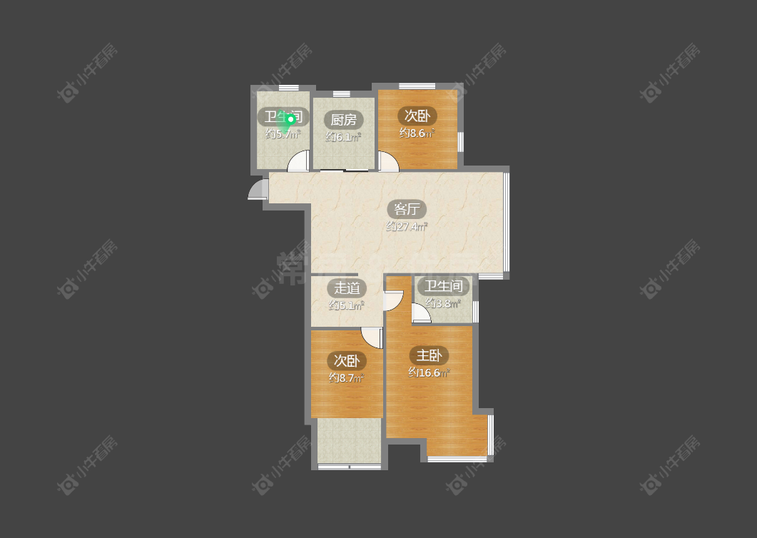 常州光华世家在售二手房源户型图_小牛看房