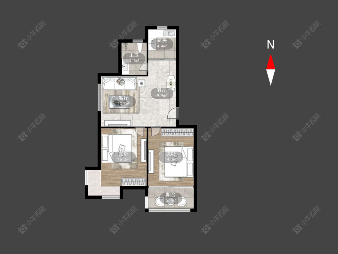 常州吟枫苑西区在售二手房源户型图_小牛看房