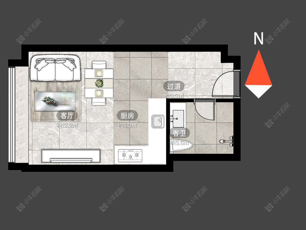 星盛家园房源户型图 常州星盛家园在售二手房源户型图_小牛看房