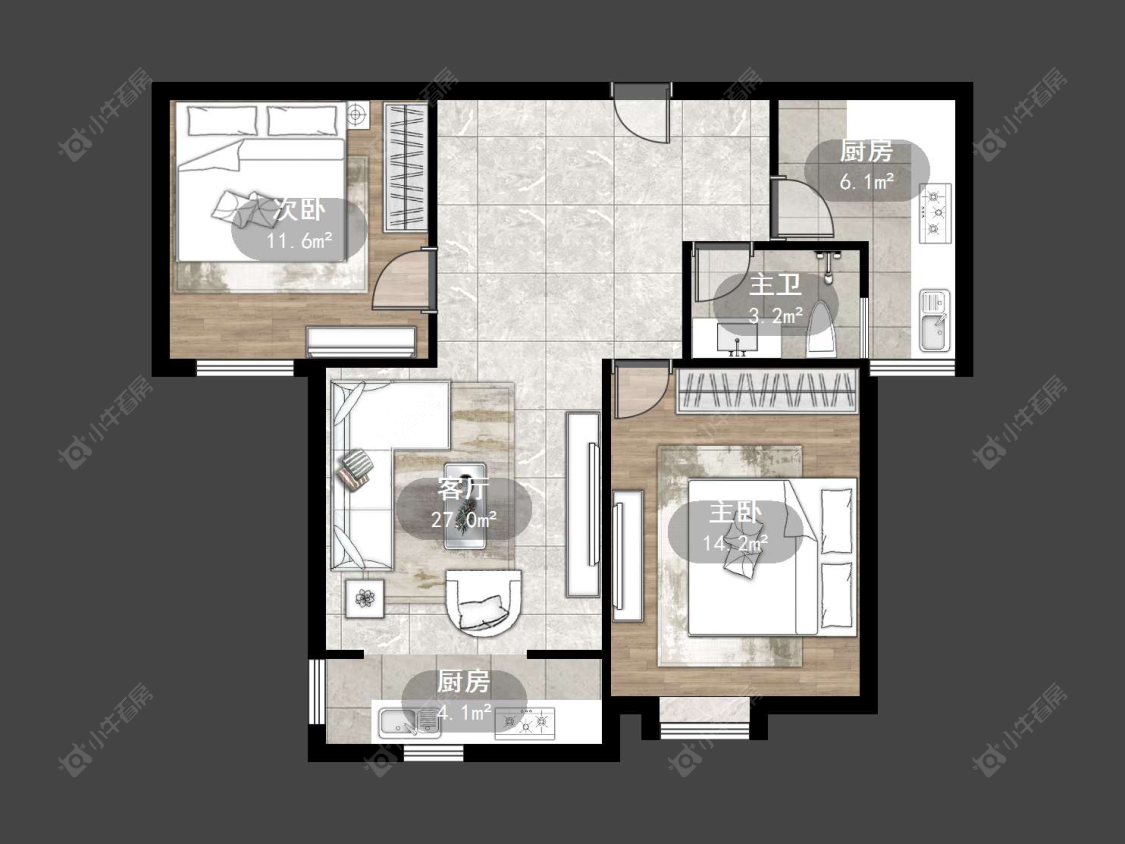 丹阳华都锦城在售二手房源户型图_小牛看房
