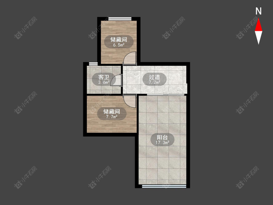 常州新城花苑西区在售二手房房源户型图_小牛看房