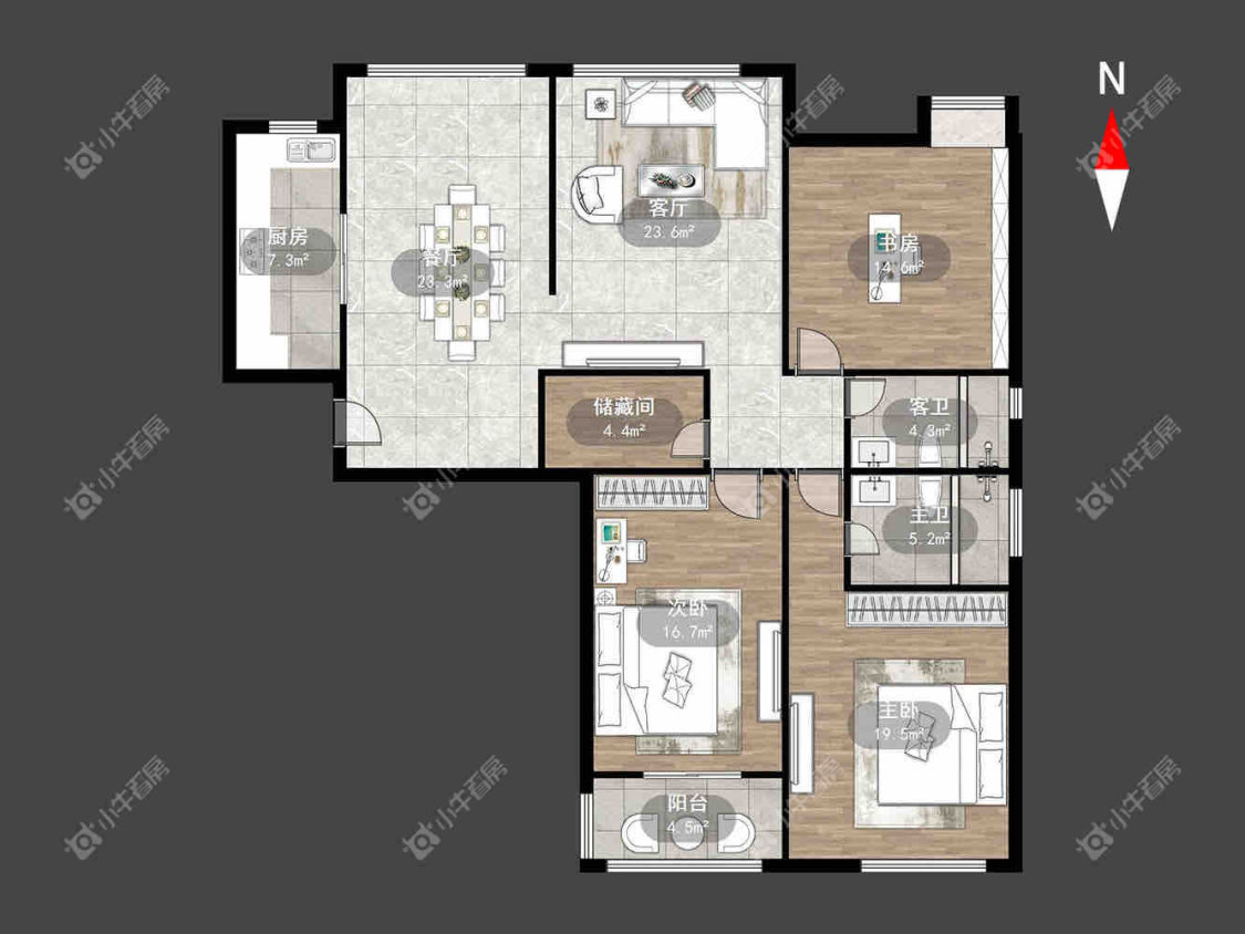 常州河阳花苑在租房源室内图_小牛看房