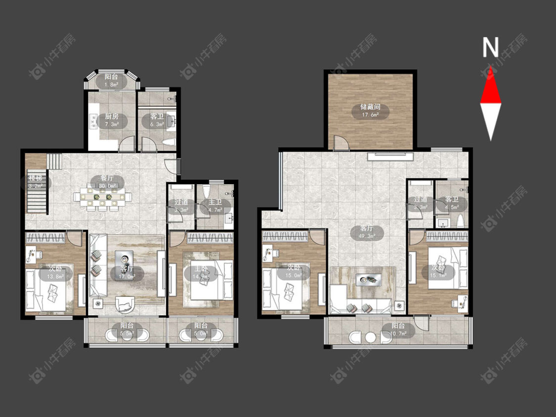 阳湖世纪苑南苑房源户型图 常州阳湖世纪苑南苑在售二手房源户型图_小牛看房