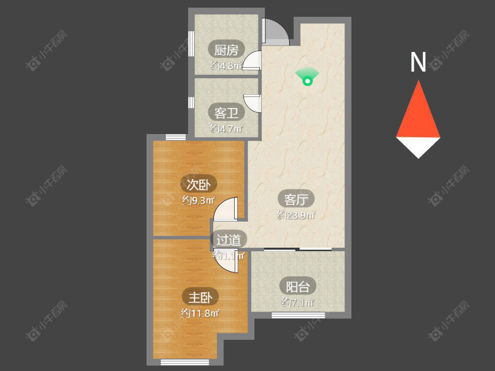 绿地香颂花园房源户型图 常州绿地香颂花园在售二手房源户型图_小牛看房