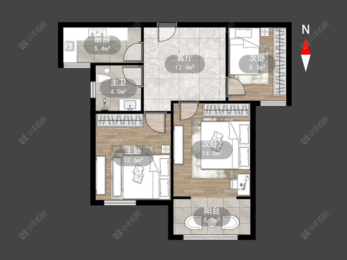 顺园九村房源户型图 常州顺园九村在售二手房源户型图_小牛看房