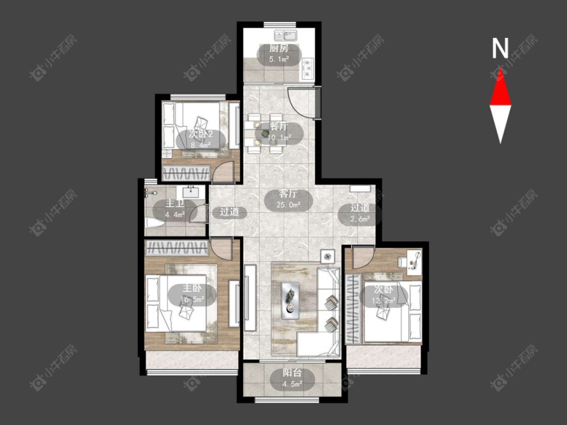 怡枫苑房源户型图 常州怡枫苑在售二手房源户型图_小牛看房