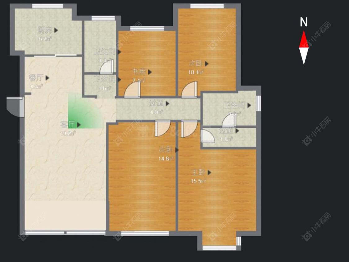 常州弘阳上城在售二手房源户型图_小牛看房