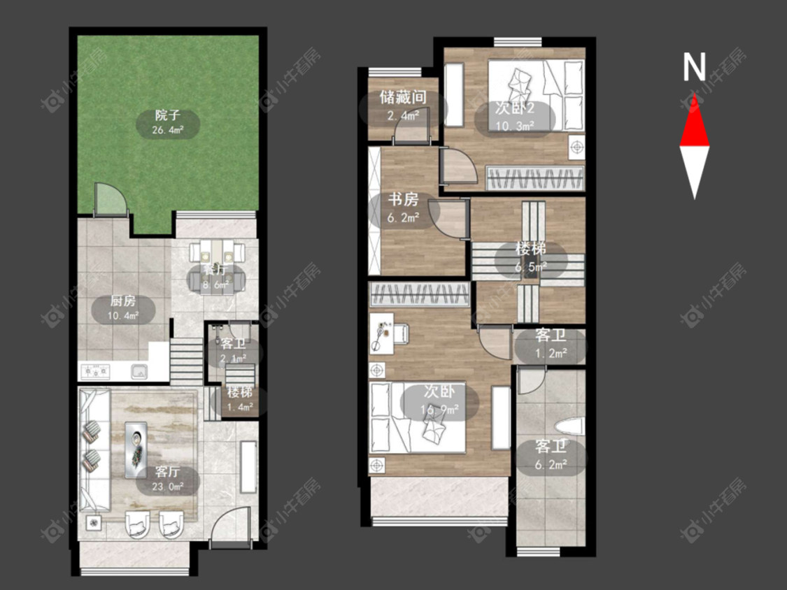 常州东渡海派青城在售二手房源户型图_小牛看房