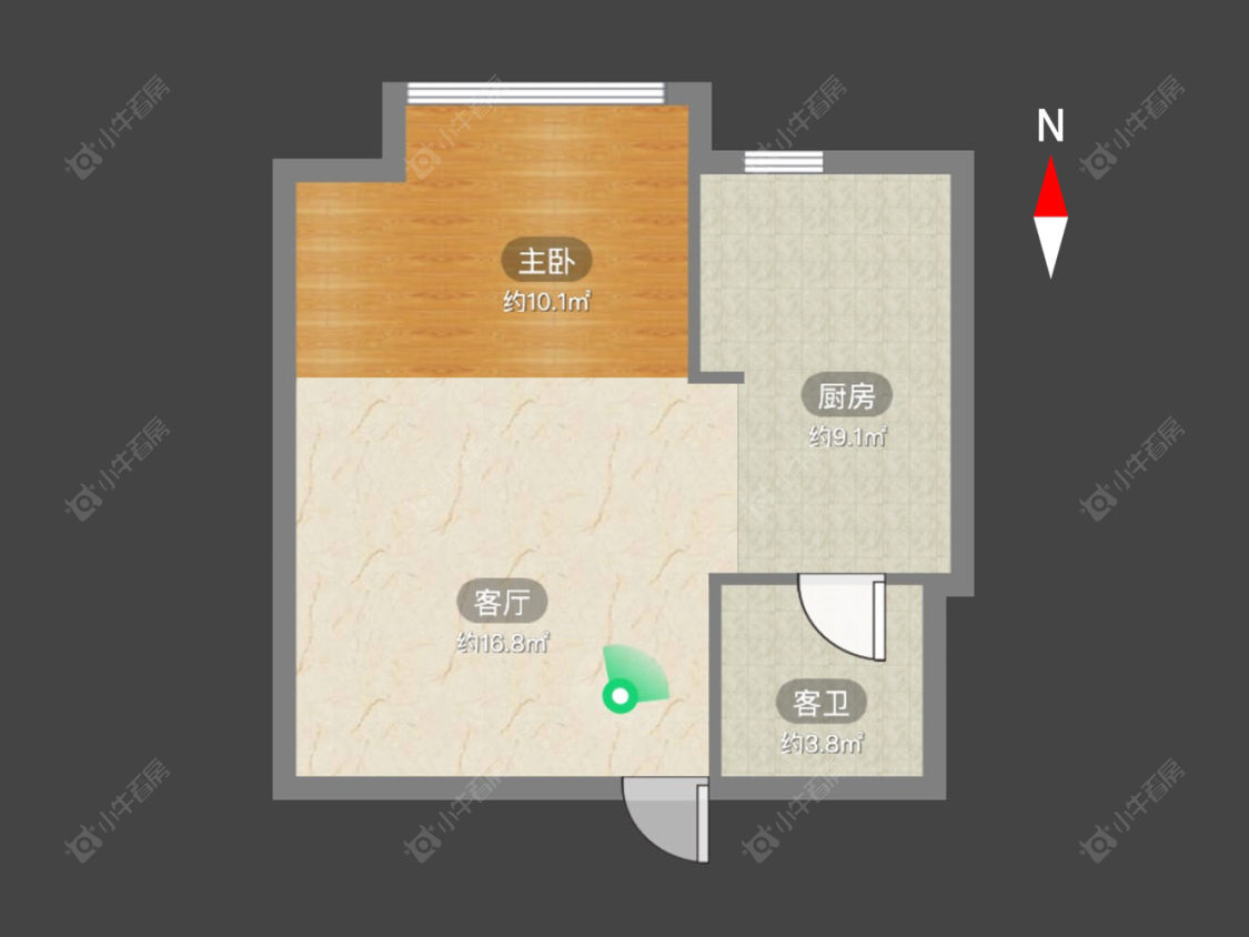 常州中央花园在售二手房源户型图_小牛看房