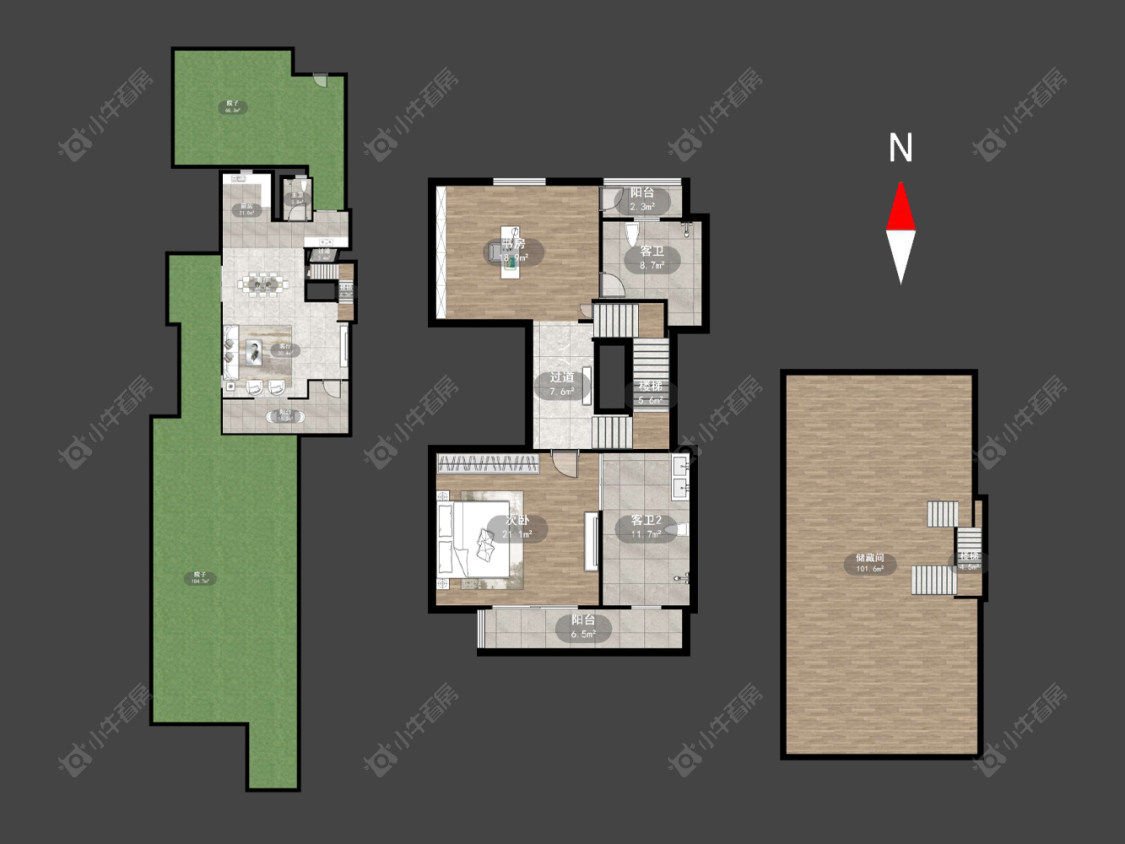 常州秀江南花园在售二手房源户型图_小牛看房