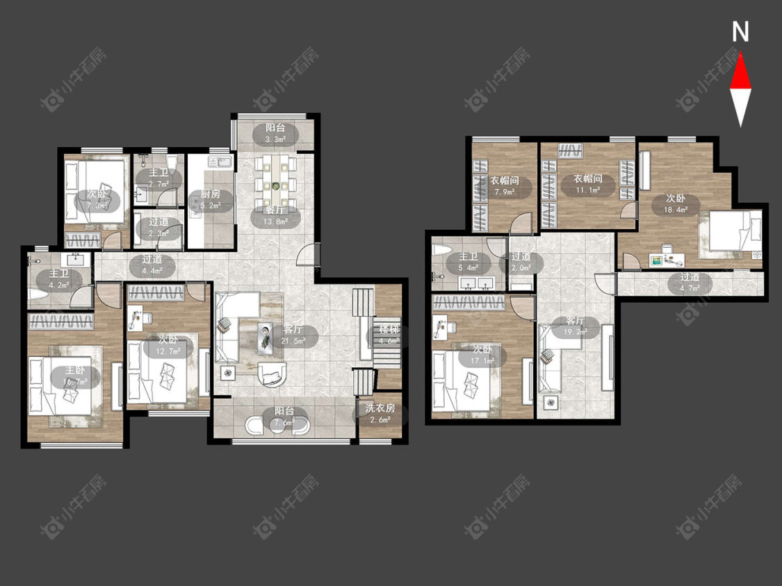 常州雅居乐路劲棠颂在售二手房源户型图_小牛看房