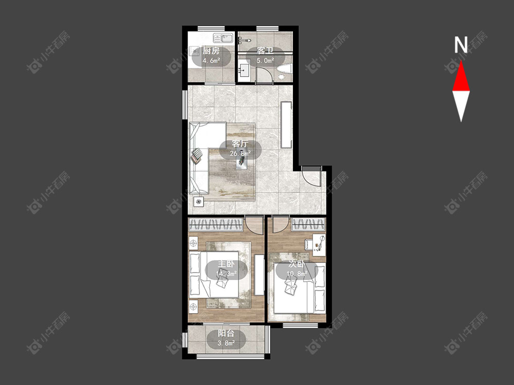 常州中凉新村七期在售二手房源户型图_小牛看房