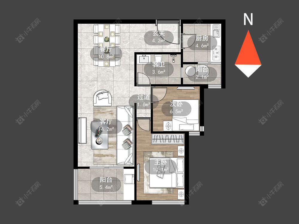御城房源户型图 常州御城在售二手房源户型图_小牛看房