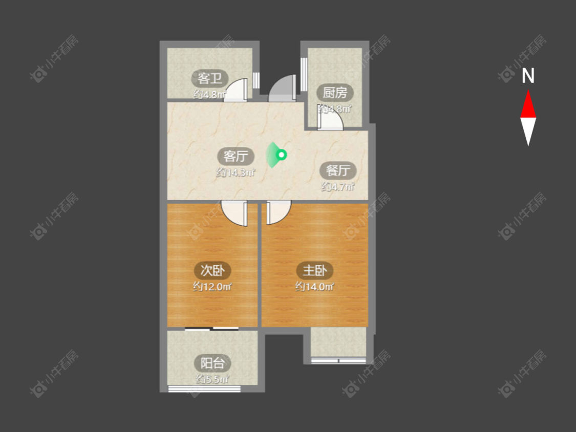 常州阳光龙庭在售二手房源户型图_小牛看房