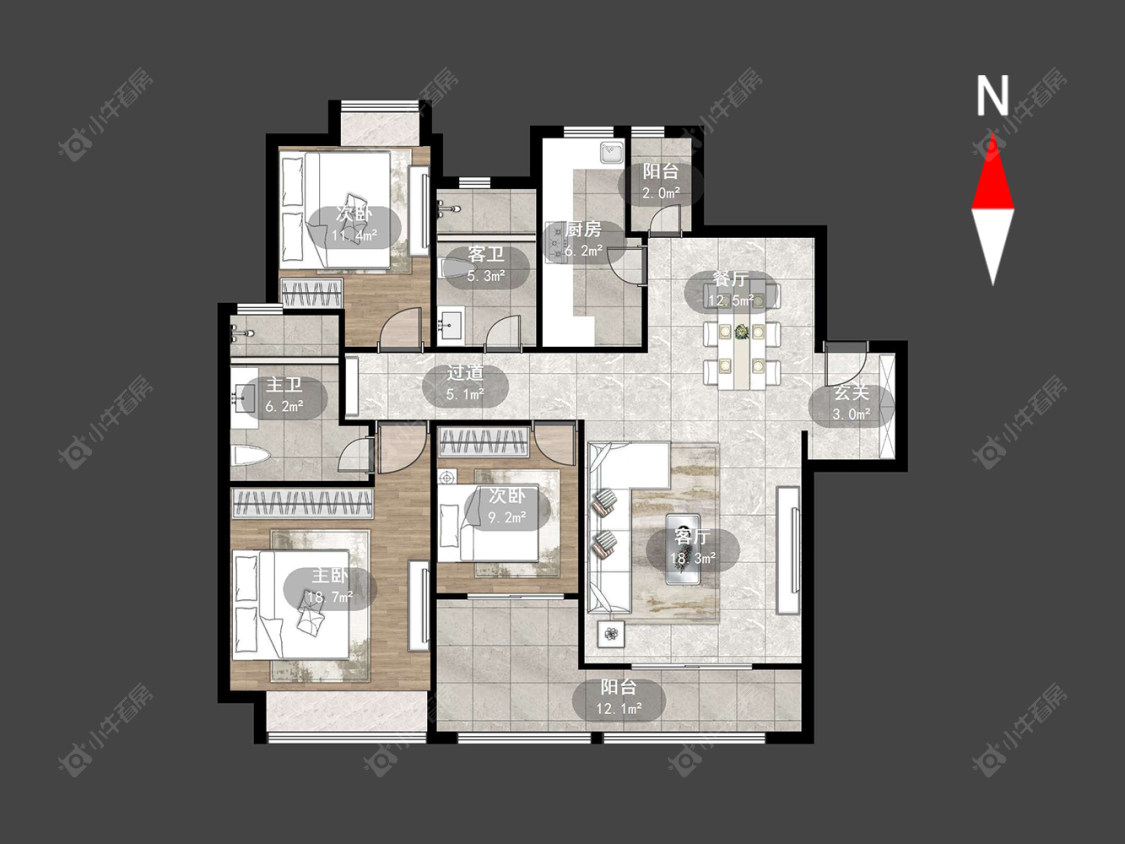 龙洲伊都房源户型图 常州龙洲伊都在售二手房源户型图_小牛看房