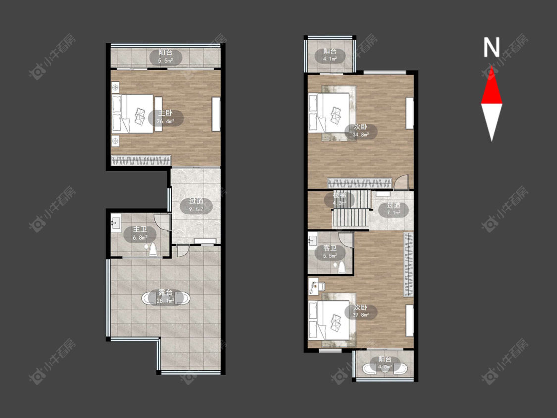 常州紫廷名苑在售二手房源户型图_小牛看房